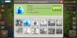 CV 10 FULL - Heróis 40 - Faltando apensa 4 tropas - Clash of Clans