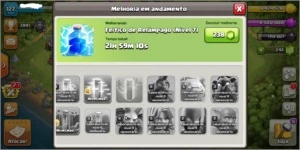 CV 10 FULL - Heróis 40 - Faltando apensa 4 tropas - Clash of Clans