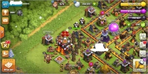 CV 10 FULL - Heróis 40 - Faltando apensa 4 tropas - Clash of Clans