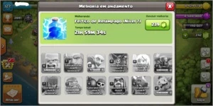 CV 10 FULL - Heróis 40 - Faltando apensa 4 tropas - Clash of Clans