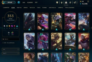 Conta Lol 2014 Full Campeões, Mono Draven 1Mi E Skin Ahri Fa - League of Legends