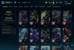 Conta Lol 2014 Full Campeões, Mono Draven 1Mi E Skin Ahri Fa - League of Legends
