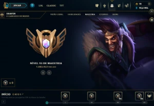 Conta Lol 2014 Full Campeões, Mono Draven 1Mi E Skin Ahri Fa - League of Legends