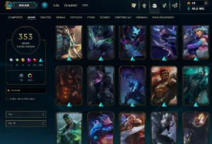 Conta Lol 2014 Full Campeões, Mono Draven 1Mi E Skin Ahri Fa - League of Legends