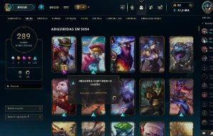 Conta Do Lol 2015 289 Skins Tops E Todos Os Champs