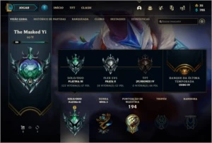 Conta de lol mono master yi top a conta! - League of Legends