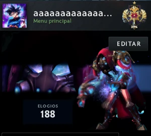 Conta Lenda 3k+ de MMR - DOTA 2