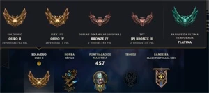 Vendo conta lol 5 anos + 170 skins - League of Legends