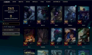 Conta Ferro 2 - League of Legends LOL
