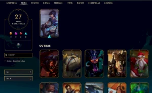 Conta Ferro 2 - League of Legends LOL