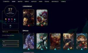 Conta Ferro 2 - League of Legends LOL