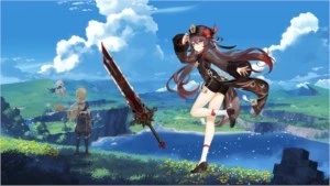 Conta Genshin Impact AR 5 com Hutao + Túmulo do Lobo