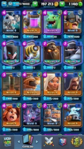 Conta Clash Royale lvl 11 200k e 1k de gema
