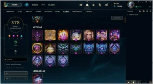 Conta League of Legends, Diamante 1,all champs+ de 300 skins LOL