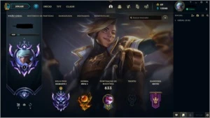 Conta League of Legends, Diamante 1,all champs+ de 300 skins LOL