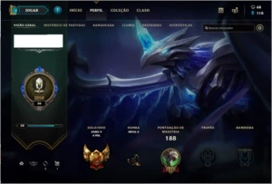 CONTA OURO 5 - 24 SKINS - 87 CHAMP - League of Legends LOL