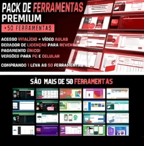 Pack de ferramentas digital para fazer uma renda extra - Softwares e Licenças