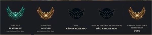 Conta League of Legends + Valorant LOL