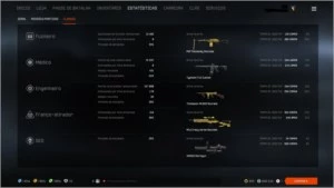 CONTA WARFACE NA PT60