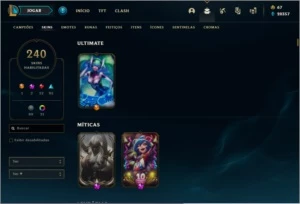 Conta LoL - GM - 240 Skins - Todos os Campeões - Negociável - League of Legends
