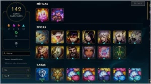 CONTA DE LOL OURO 4 - NÍVEL 290 - 100+ CHAMPS - League of Legends