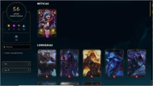 CONTA DE LOL OURO 4 - NÍVEL 290 - 100+ CHAMPS - League of Legends