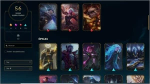 CONTA DE LOL OURO 4 - NÍVEL 290 - 100+ CHAMPS - League of Legends