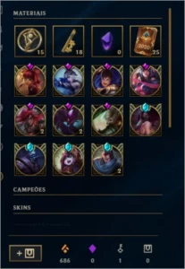 CONTA DE LOL OURO 4 - NÍVEL 290 - 100+ CHAMPS - League of Legends
