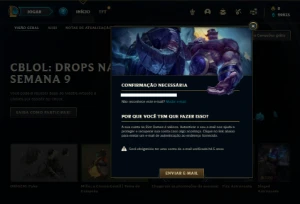Conta Diamante 1 com 22 Champs e 2 Skins + 8 Fragmentos - League of Legends LOL