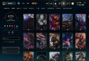 Conta no LOL 435 Skins + Chibis no TFT. - League of Legends