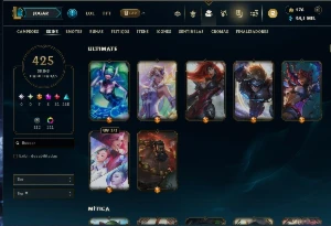 Conta no LOL 435 Skins + Chibis no TFT. - League of Legends