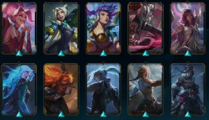 Conta de League of Legends 365 skin LOL