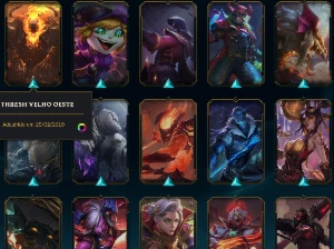 Conta de League of Legends 365 skin LOL