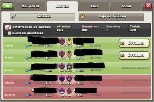 CV13 BEM UPADO+CLÃ LEVEL 12 COMBO TOP! - Clash of Clans