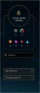 Conta Gold 1 , 22 campeões , 6 skins. borda gold - League of Legends LOL