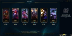 CONTA MONO ZED VARIAS CHROMAS - League of Legends LOL