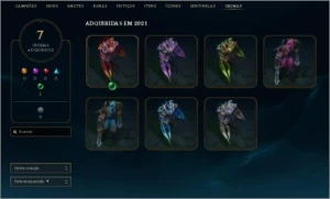 CONTA MONO ZED VARIAS CHROMAS - League of Legends LOL