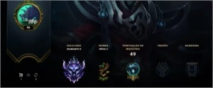 Conta diamante 2 - League of Legends LOL