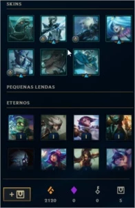 Conta diamante 2 - League of Legends LOL