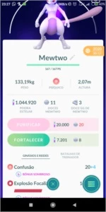 Conta Pokémon Go level 43