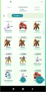 Conta Pokémon Go level 43