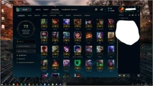 Conta lol pra vender rápido. - League of Legends