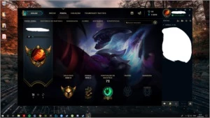 Conta lol pra vender rápido. - League of Legends