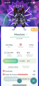Mewtwo - Armored (Raro de Evento 2019) - Pokémon GO