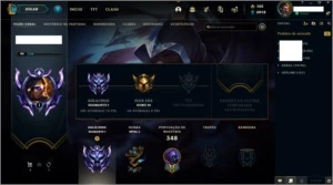 Conta LOL - DIAMANTE 1 (75PDL) - Altíssimo MMR - League of Legends