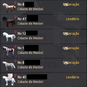 Conta Black Desert 729 Gs Endgame