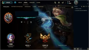 Conta Ouro 3 - League of Legends LOL
