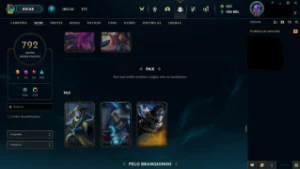Conta League of Legends LOL