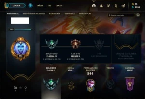 Conta platina 4 com 430 SKINS e TODOS os champs - League of Legends LOL