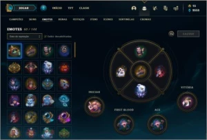 Conta platina 4 com 430 SKINS e TODOS os champs - League of Legends LOL